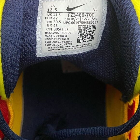 Nike Alpha Huarache Elite 4 Mid Baseball Cleats Acuna FZ3466-700 Mens size 12.5 - Picture 12 of 12